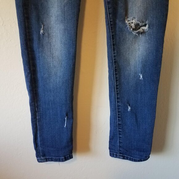 Democracy Jeans Size 6 Ab Technology Distressed Skinny Leg Stretch BN20907YK2 - Picture 2 of 9
